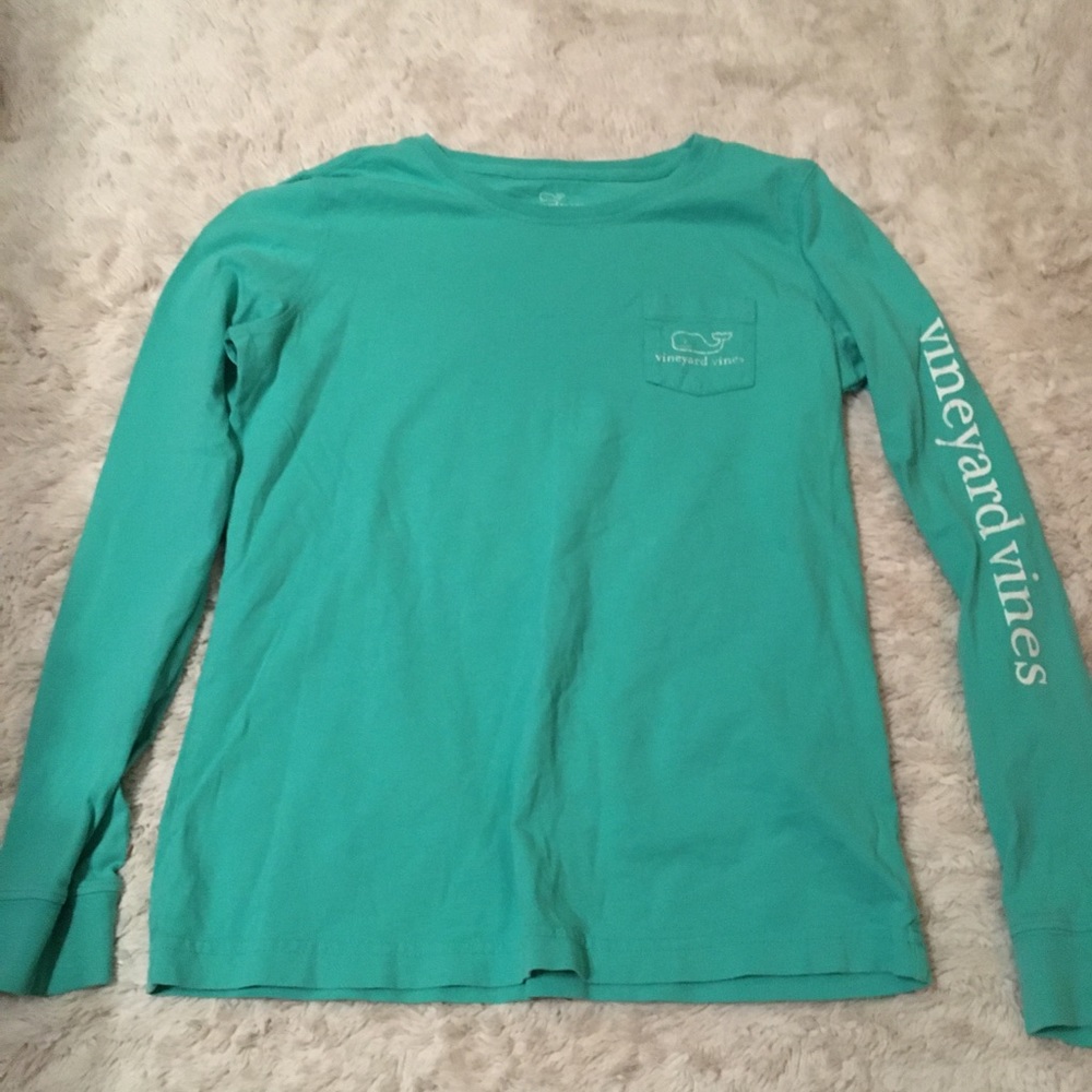 Turquoise Vineyard Vines Tee